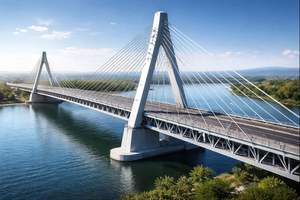 Pont suspendu en acier robuste avec services de soudage, de découpe et de pliage - Product Image 2