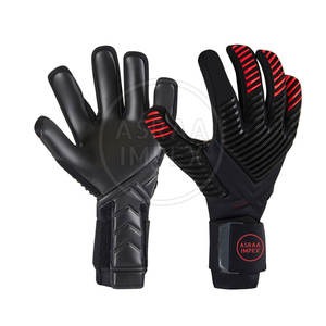 Vêtements de sécurité dans le nouveau stock Gants de gardien de but de football Confortables en cuir de haute qualité Séchage rapide Hiver écologique - Product Image 6