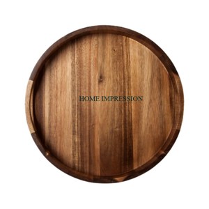 ถาดไม้ใส่ของขบเคี้ยวเสิร์ฟขนมถาดสี่เหลี่ยมผืนผ้าทำมือจากอินเดีย - Product Image 3