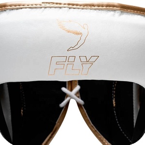 Protège-tête de boxe réglable professionnel en cuir véritable personnalisé pour l'entraînement, protection confortable du visage - Product Image 6