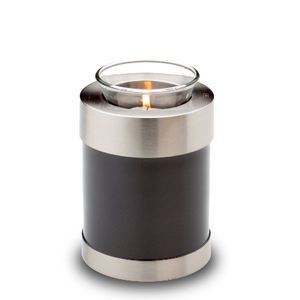 Bougie chauffe-plat en forme de nacre, simple, en laiton, petite taille 18 cu dans une urne de crémation, offre spéciale - Product Image 4