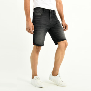 กางเกงยีนส์ขาสั้นสำหรับผู้ชายกางเกงขาสั้นผ้ายีนส์ฟอกสีแบบวินเทจผ้าคอตตอนรุ่นล่าสุดออกแบบได้ตามต้องการ2025 - Product Image 6