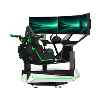 Simulateur de course à 3 axes et 3 écrans, dernier modèle, pour centres de divertissement intérieurs.