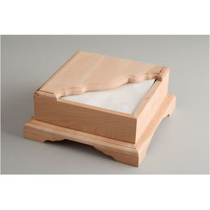 Elegante soporte de tejido de bambú, servilletero de madera maciza, ideal para bodas, comedor, mesa, cocina, uso y decoración del hogar - Product Image 4