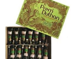 Prem Dulhan Natural <b>Henna</b> Mehndi <b>Cones</b> Premium Cosmetic Ammonia-Free Formula Nourishing Formula Bulk 24 Boxes/ctn Deep Color - Product Image 2