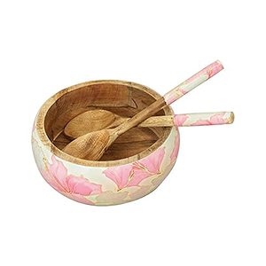 Bol de service en bois rond en forme de feuille de laiton AK dans un bol décoratif multicolore pour les ornements d'hôtellerie/vaisselle - Product Image 3