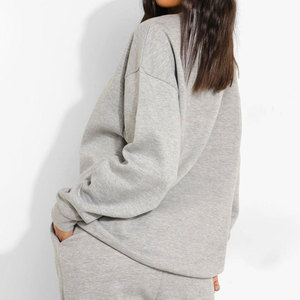 Fabricante personalizado Oversized Plain Plus Size Jumper Fleece Streetwear Heavyweight Sudadera Pullover Mujer Sudadera con capucha para niñas - Product Image 2