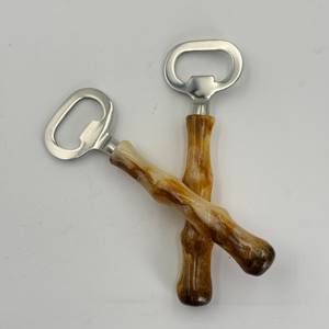 Ouvre-bouteilles de vin et de bière en acier inoxydable avec poignée en résine de haute qualité, ouvre-bouteilles magnétiques pour la maison, le bar et le restaurant - Product Image 3