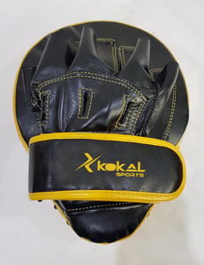 Vente en gros personnalisé poinçon de boxe cible gant gant cuir Focus Pads pour MMA Muay Thai Fitness Training - Product Image 5