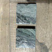 Sous-verre en quartzite turquoise personnalisé, décoration minimaliste pour table basse, accessoire élégant pour la maison