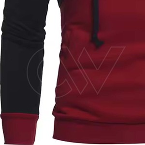 Sweat à capuche épais de haute qualité en polyester/coton molletonné, coupe classique, décontracté, pour homme, hiver 2024 - Product Image 6