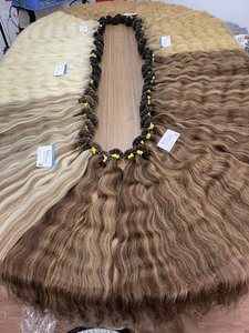Extensions de cheveux vietnamiens en kératine brute 100% naturelle de haute qualité, pointes en U, Remy, double trame, style ondulé, lot en gros prêt à l'emploi - Product Image 3