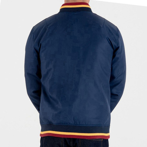 Custom Luxury Brand Varsity Silk Bomber <b>Jacket</b> <b>Men</b> Raglan Zip-Up <b>Baseball</b> Satin Stand Collar Front Logo - Product Image 5