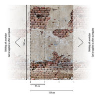 Papier peint mural effet pierre fabriqué en Allemagne, non tissé, vinyle, beige, brun, crème, design moderne, chambre à coucher, salles, hôpital, salon