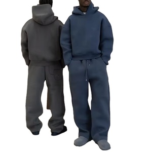 Ensemble de survêtement deux pièces personnalisé pour homme, sweat-shirt à capuche et pantalon de jogging, qualité supérieure, idéal pour le fitness - Product Image 5