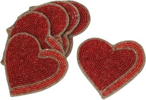 Best Theme Design Glass Beads <b>Table</b> <b>Coaster</b> Best for Parties and Other Functions Tableware Decorative Beast Design <b>Coaster</b> - Product Image 3