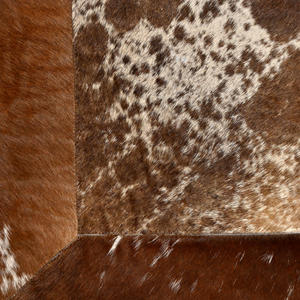พรมหนังแท้แบบต่อผ้า |   พรมหนังวัวทำมือแบบ OEM - Product Image 3