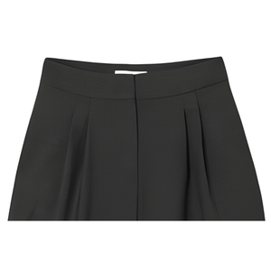 Pantalon en toile uni pour femme, taille mi-haute, coupe droite, longueur entière, coupe régulière, respirant, séchage rapide, avec cordon de serrage - Product Image 2