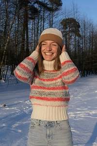 Gorros de Punto Unisex para Adultos, Diseño 2025, Lana/Algodón, Transpirables, Impermeables, Jacquard, Tejidos a Mano, Servicio OEM, Venta al Por Mayor, Personalizados - Product Image 5