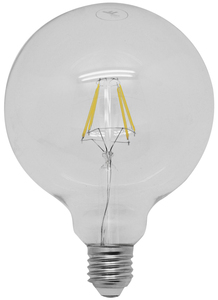 Lámpara LED de Cristal con Forma de Globo E27 4W 3000K G125 (F-BRIGHT 2601912) - Product Image 1