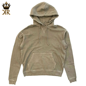 Sudaderas con Capucha de Manga Larga para Hombre, de Alta Calidad, Lavado Ácido, Diseño Sólido Personalizado con Logotipo, 100% Algodón Felpa, Gran Venta - Product Image 1