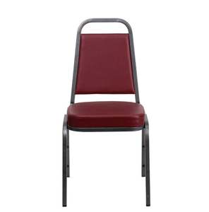 Durable Golden Contemporary Metal Banquet Chair with Stackable Design and Cushioned <b>Foam</b> <b>Seat</b> for Hotel and Hall Use - Product Image 4