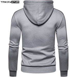 Sweat-shirts pour hommes sur mesure de qualité supérieure, 100% coton, imprimés numériquement, technique de polissage en fourrure, fermeture éclair, poche, écologiques - Product Image 2