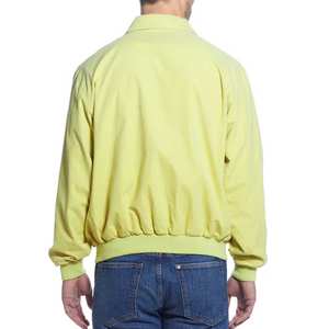 2025 hommes coupe ample vestes décontracté Bomber coupe-vent fermeture éclair col veste Golf coupe-vent manteau fabriqué au Pakistan - Product Image 2