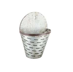 Jardinière de sol en métal galvanisé antique personnalisée pour la maison, le jardin Pots de fleurs finis et jardinières à usage décoratif - Product Image 3