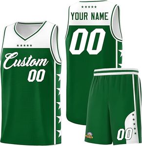 Uniformes de Baloncesto al por Mayor, Diseño Personalizado OEM, Impresos, Transpirables, de Secado Rápido, de Poliéster para Verano - Product Image 1