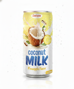 DATAFA - Bebida de Leche con Sabor a Piña y Coco Baja en Grasa, Latas de 250ml-500ml, OEM/ODM, Marca Privada, Suministro al por Mayor desde Vietnam - Product Image 1