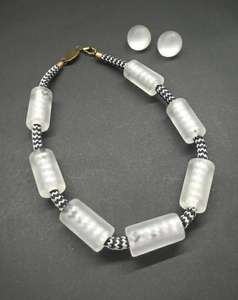 Women First Choice <b>Metal</b> Pendent <b>Bracelet</b> With Earrings Handmade Wood Resin Pendant Necklace - Product Image 4