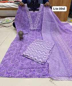 Nouvel habillage élégant vêtements ethniques tendance dernier Kurti en pur coton avec le fabricant Dupatta de Surat Indian Supply - Product Image 6