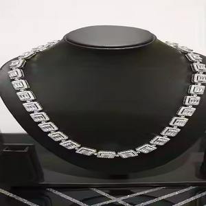 Luxurious 925 Sterling Silver Men's Classic Style Miami Cuban Link <b>Chain</b> Solid Heavy <b>Rapper</b> Moissanite Diamonds Hip Hop Gold - Product Image 5