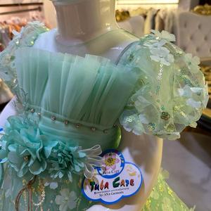 คอลเลกชันฤดูร้อนเด็กใหม่ชุดเจ้าหญิงสาวชุดแต่งงานชุดราตรีชุดเย็บปักถักร้อย - Product Image 3