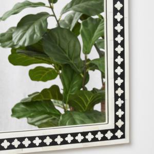 Marco de Espejo Moderno con Incrustaciones de Resina, Personalizable, Decoración Tradicional de Pared o Hogar con Incrustaciones de Hueso para Bodas - Product Image 4