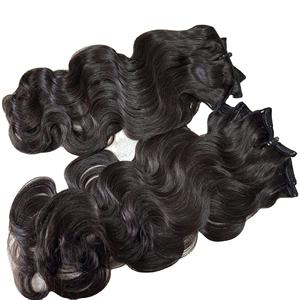 ผมต่อ100% ผมมนุษย์แบบใช้ในเวียดนามผมบริสุทธิ์เกรด12ผมดัดลอนมีเทปปลายผู้บริจาคคนเดียว - Product Image 4