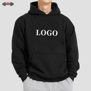 Sudadera con capucha de invierno en blanco 100% algodón con hombros caídos holgados de la mejor calidad Unisex personalizado recortado polar liso 300gsm - Product Image 3