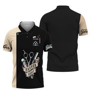 Uniforme profesional Barbar diseñado para comodidad y durabilidad con tela de alta calidad para uso en barbería y salón - Product Image 6