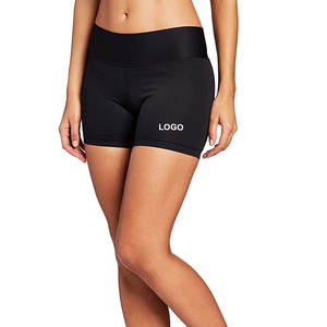 กางเกงขาสั้นออกกำลังกายเอวยางยืดสำหรับผู้หญิงใส่ออกกำลังกายเล่นโยคะวิ่งวิ่งโลโก้ได้ตามต้องการ - Product Image 1