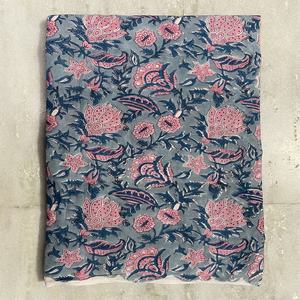 Tela de Algodón de Primera Calidad con Estampado en Bloque, Transpirable, Ecológica, de Secado Rápido, Ligera para Coser Vestidos, Floral Hecha a Mano en India - Product Image 4