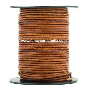 Cordons en cuir teints de haute qualité pour bijoux et artisanat Couleurs personnalisées disponibles Cordons en cuir teints de qualité supérieure Cuir en gros - Product Image 5