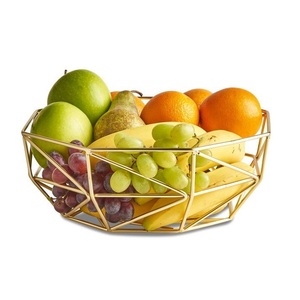 Juego de Tazones de Alambre Metálico Minimalista Moderno, Diseño Abierto, Reutilizable, Organizador de Almacenamiento para Encimera de Cocina, para el Hogar y la Comedor - Product Image 5