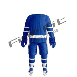 Maillots de coton à sublimation numérique personnalisés OEM uniformes sportifs de hockey sur glace durables vêtements d'équipe approvisionnement en gros - Product Image 4