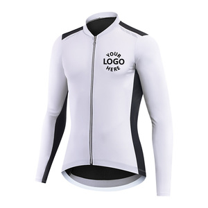Maillot de Ciclismo de manga larga personalizado para hombre, transpirable, con estilo y logotipo únicos, adornado para estilo individual - Product Image 5
