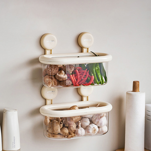 Panier de rangement magnétique latéral pour réfrigérateur, robuste et non-dommageable, en plastique, idéal pour les courses et la cuisine – Collection Voyage Moderne Maison Jardin - Product Image 5
