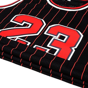 Camiseta de baloncesto para hombre, ropa clásica bordada de los años 90, camiseta, Camiseta deportiva - Product Image 3