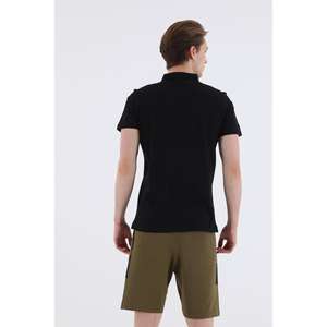 T-shirt col rond à manches courtes en coton vierge de qualité supérieure surdimensionné avec tissu respirant doux et confortable - Product Image 2