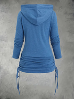 Camiseta Formal Personalizada de Fábrica para Mujer, Manga Larga, Algodón de Alta Calidad, Estampado de Camuflaje 3D, Transpirable, de Secado Rápido, Ecológica, OEM