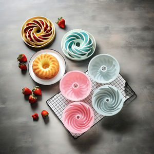 Molde redondo de silicona para pasteles sin BPA de 6 pulgadas, molde para hornear para Resina de gasa y postre de fiesta en casa, herramientas para hacer pasteles - Product Image 1